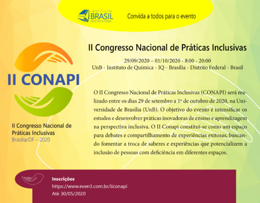 Novo calendário do II CONAPI