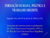 Live: Formação humana, política e trabalho docente